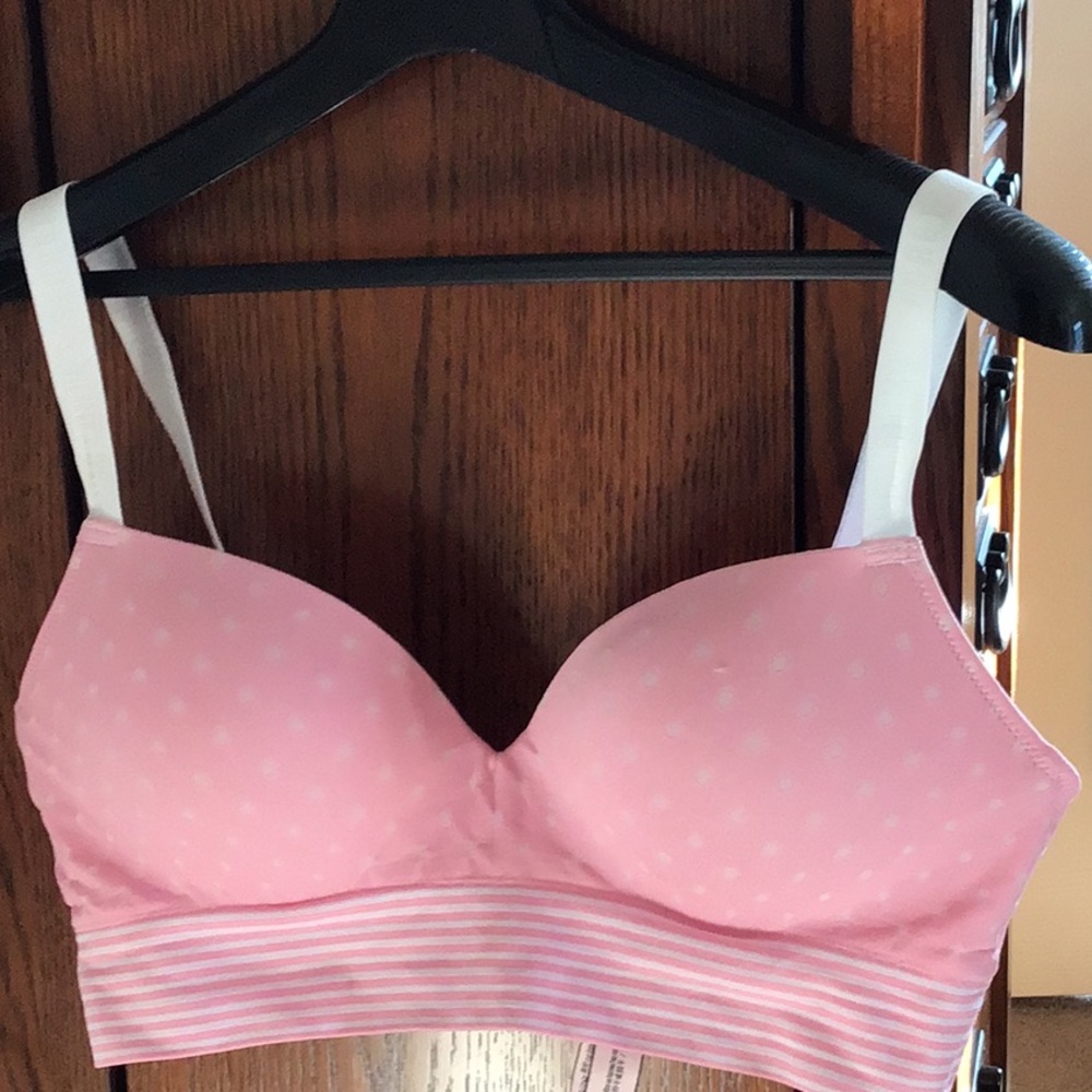 Victoria’s Secret no underwire push up bra.